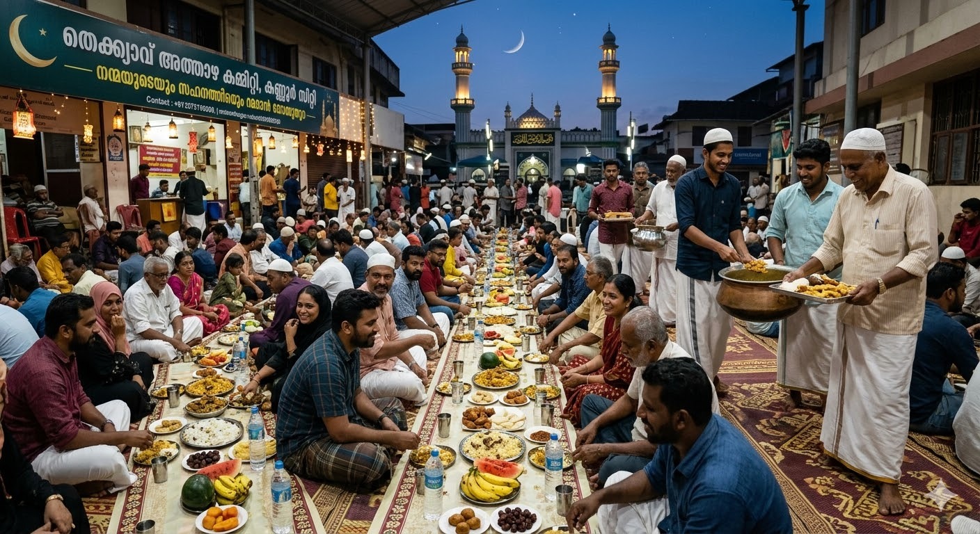മതഭേദമില്ലാത്ത സ്നേഹവിരുന്ന്; കണ്ണൂർ സിറ്റിയിൽ 36 വർഷമായി ‘അത്താഴ കമ്മിറ്റി’യുടെ കാരുണ്യക്കടൽ