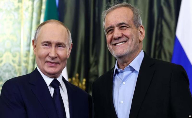 പശ്ചിമേഷ്യയിൽ റഷ്യയുടെ നേരിട്ടുള്ള ഇടപെടൽ; അമേരിക്കൻ ഇന്റലിജൻസ് റിപ്പോർട്ടിൽ ഞെട്ടിക്കുന്ന വെളിപ്പെടുത്തലുകൾ;  അമേരിക്കൻ പടക്കപ്പലുകളുടെ നീക്കം റഷ്യ ഇറാന് ചോർത്തി നൽകുന്നു; പശ്ചിമേഷ്യയിൽ പുടിന്റെ ‘മാസ്റ്റർ ഗെയിം’!” ഇറാൻ-റഷ്യ സൈനിക കൂട്ടുകെട്ട് ശക്തം