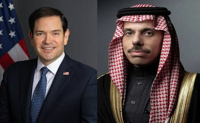 മേഖലയിലെ ഇറാൻ ഭീഷണി: സൗദി വിദേശകാര്യ മന്ത്രിയും അമേരിക്കൻ വിദേശകാര്യ സെക്രട്ടറിയും ചർച്ച നടത്തി