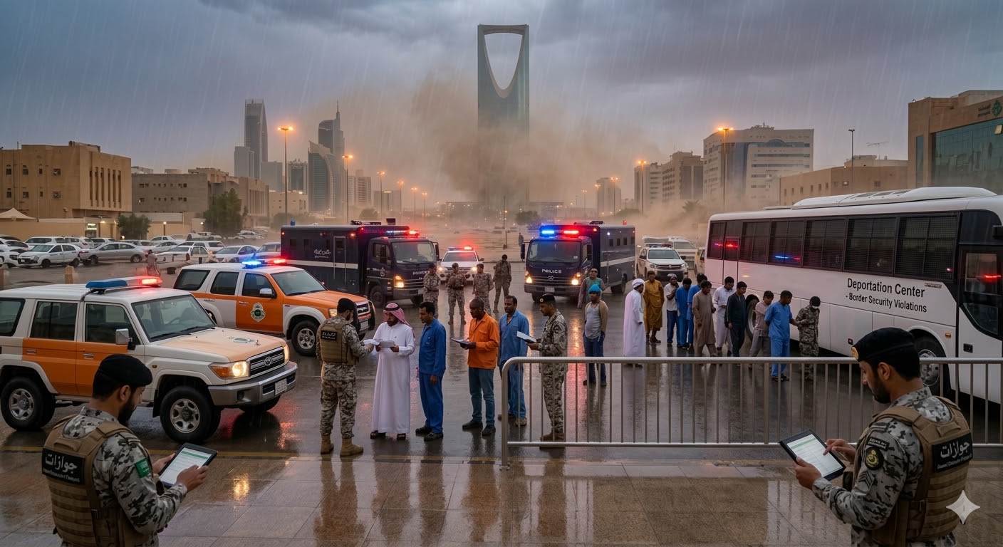 സൗദിയിൽ നിയമലംഘകർക്കെതിരെ കർശന നടപടി; ഒരാഴ്ചയ്ക്കിടെ 21,320 പേർ പിടിയിൽ