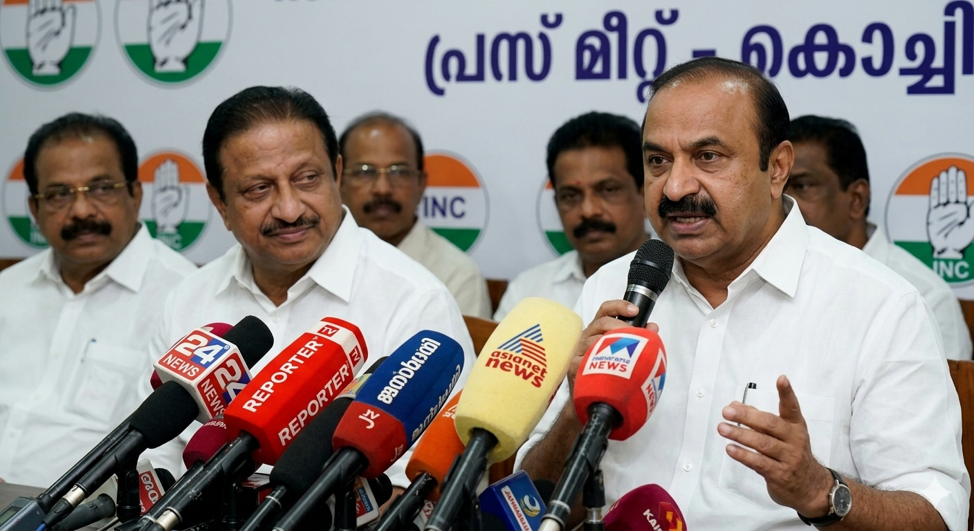 മുഖ്യമന്ത്രി കുടിച്ചുകൊണ്ടിരുന്ന കപ്പ് വീണുടഞ്ഞു. ഇനിയാ കപ്പുമായി ജനങ്ങൾക്ക് മുന്നിൽ വരരുത്. ആ കപ്പും പിടിച്ചുനിൽക്കുന്ന പടമായിരിക്കും ഇനി ഞങ്ങളുടെ പ്രചാരണ ആയുധം.”; സ്വയം സ്ഥാനാർത്ഥിയാകേണ്ട, പാർട്ടി തീരുമാനിക്കും” വി.ഡി. സതീശൻ