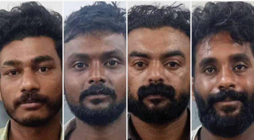 സംഘം ചേര്‍ന്ന് മര്‍ദിച്ചു, മൂക്കിടിച്ച് പൊട്ടിച്ചു, കേസില്‍ നാലുപേര്‍ അറസ്റ്റില്‍