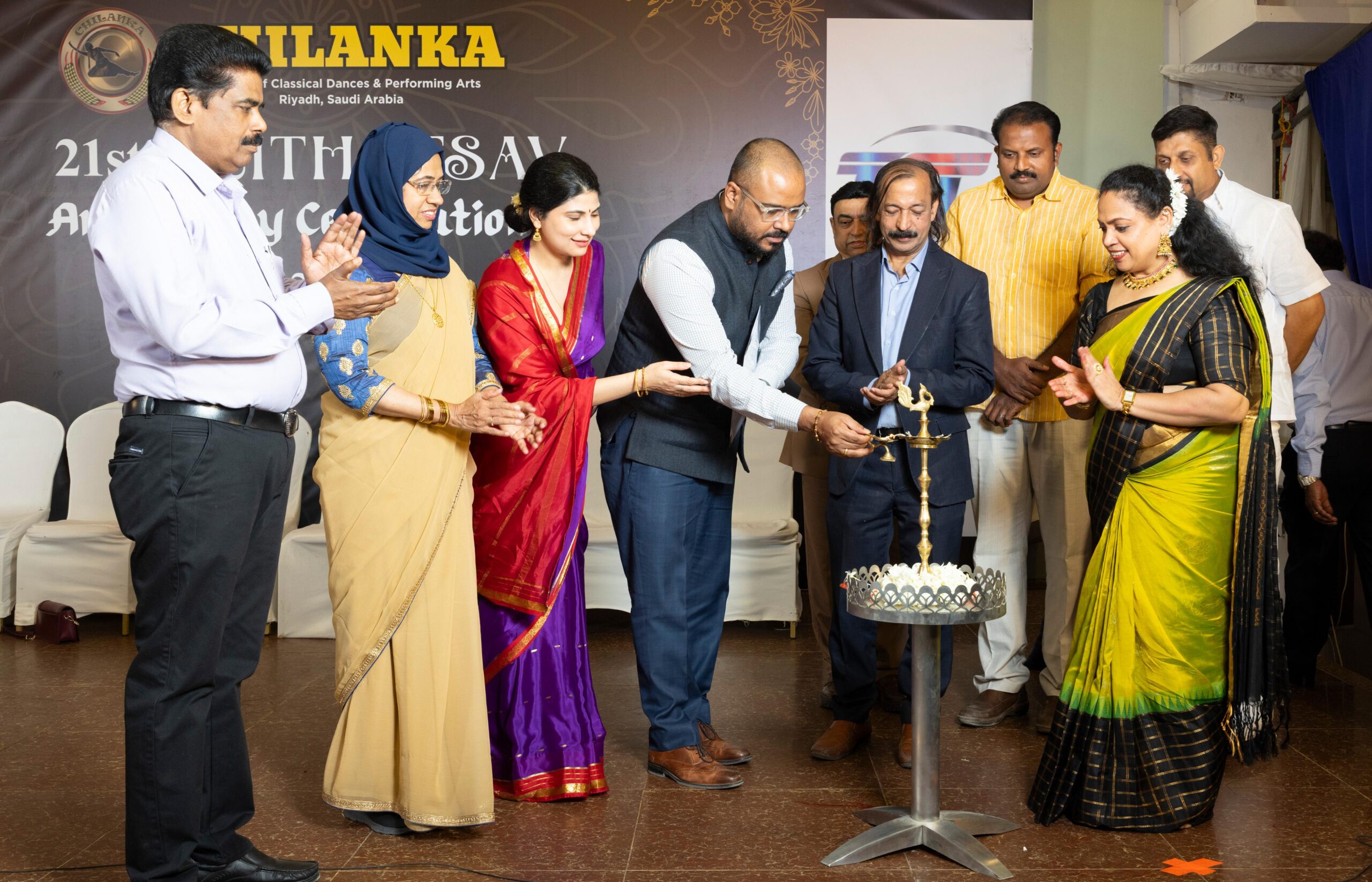 പൈതൃകത്തനിമ വിടാതെ ചിലങ്ക; ഇരുപത്തിയൊന്നാം വസന്തത്തിൽ റിയാദിൽ നൃത്തവിസ്മയം തീർത്ത് കുരുന്നുകൾ! 