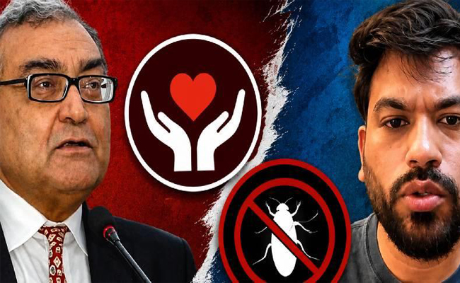 ‘യുദ്ധമല്ല, സ്‌നേഹമാണ് വേണ്ടത്’; കോക്രോച്ച് പാര്‍ട്ടിയെ ട്രോളി കട്ജുവിന്റെ ഇഷ്ഖ് കരോ പാര്‍ട്ടി എക്‌സില്‍ തരംഗമാകുന്നു