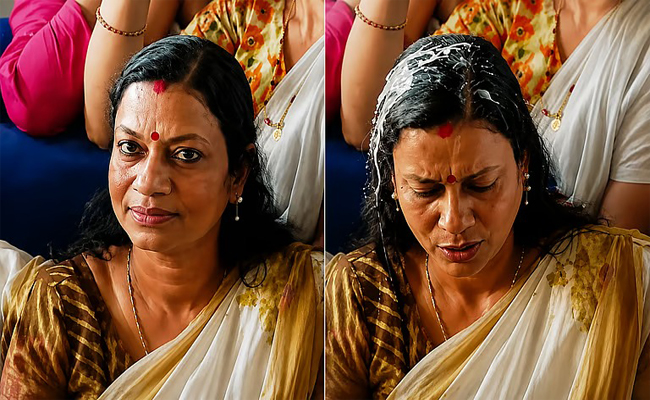 മന്ത്രി ബിന്ദുകൃഷ്ണയുടെ തലയിൽ ചൂട് പായസം വീണു; സംഭവം പ്രിയദർശിനി ഉദ്ഘാടന യാത്രക്കിടെ