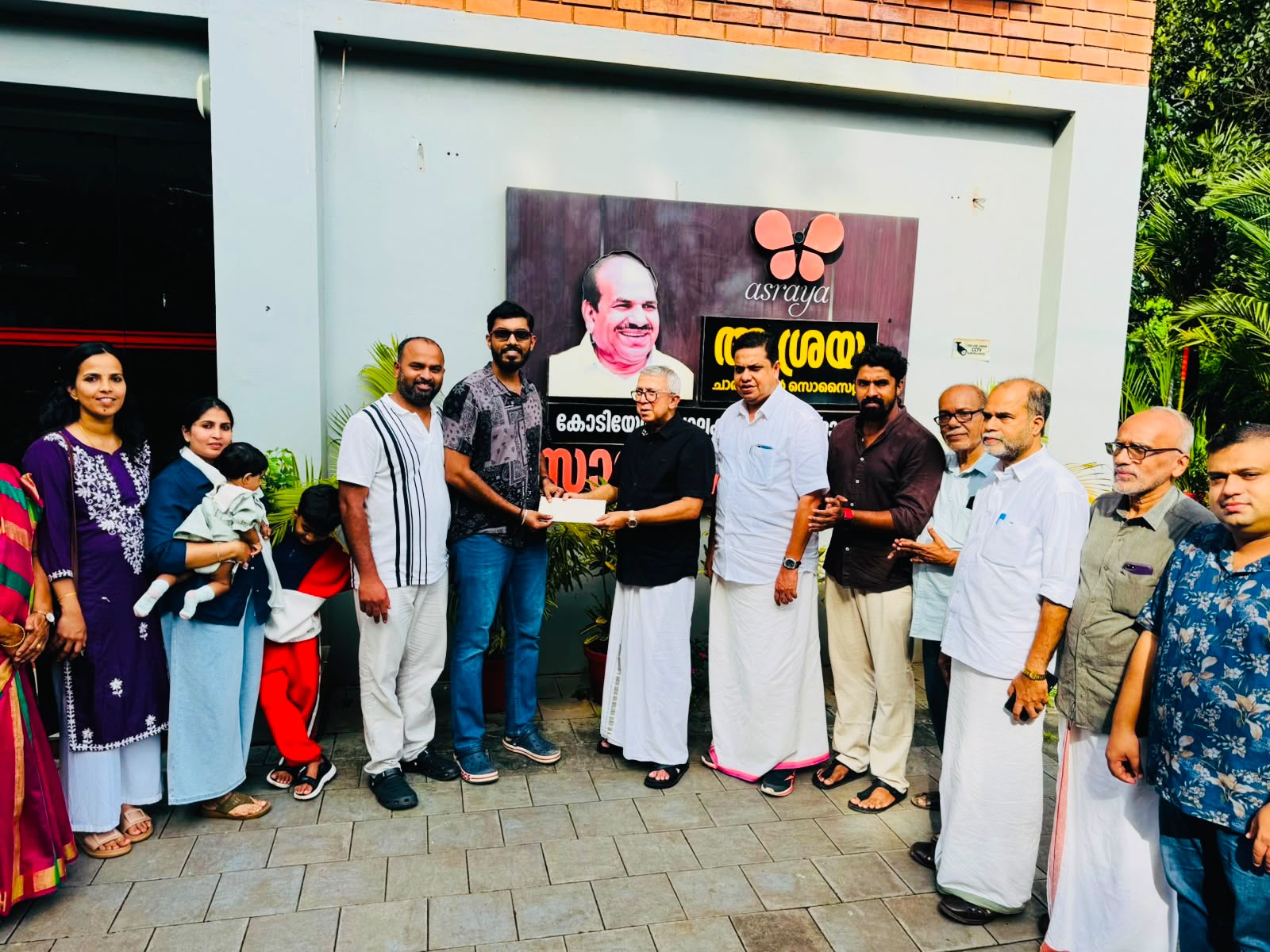 ആശ്രയയ്ക്ക് വീണ്ടും കേളിയുടെ കൈത്താങ്ങ്